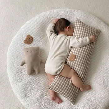 Многофункциональный подарок для ребенка, длинная подушка, декор детской спальни, Значок Маленького Медведя, подушки для младенцев, подушки для спинки