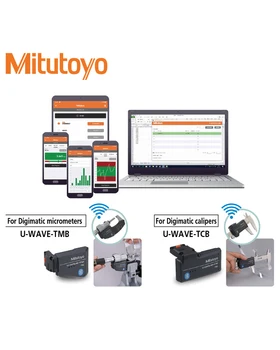 Управление данными измерений mitutotyo Bluetooth U-WAVE данные измерений беспроводная система связи ПК кабель для передачи данных беспроводной